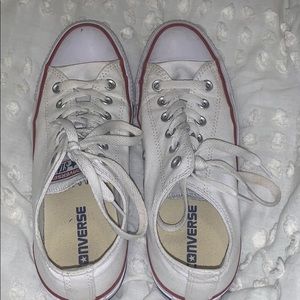 White Low-top Converse